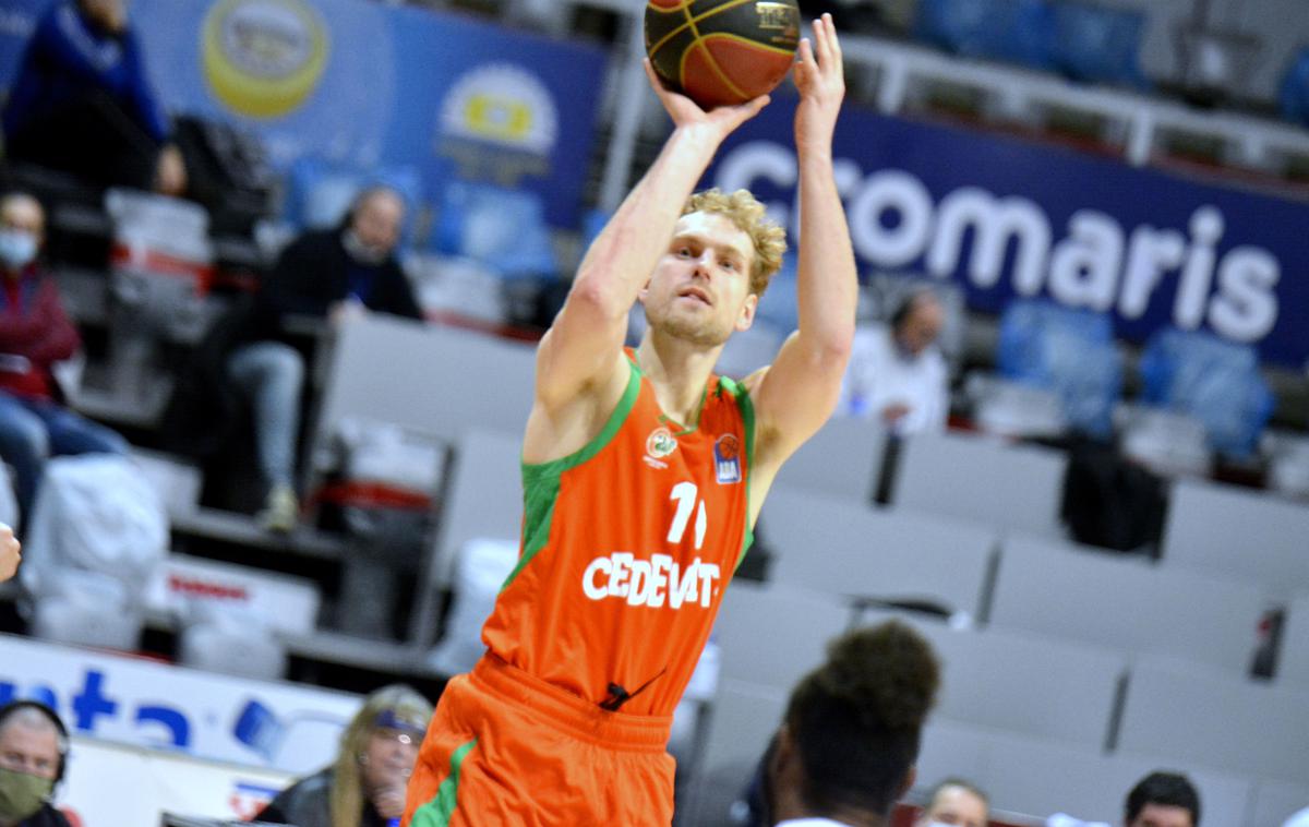 Jaka Blažič | Cedevita Olimpija je na gostovanju premagala Zadar, najboljši strelec pa je bil s 23 točkami Jaka Blažič | Foto ABA liga