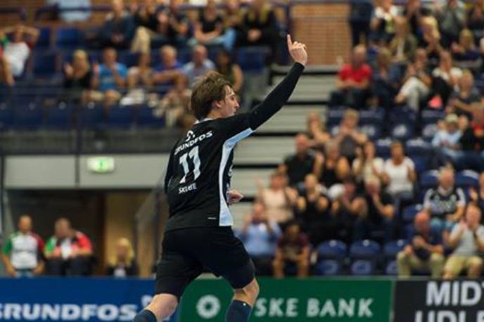 sebastian skube | Sebastian Skube je v 13. krogu lige prvakov še posebej zablestel. | Foto Bjerringbro-Silkeborg