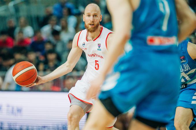 Thomas Schreiner je bil že član avstrijske reprezentance, ki je bila februarja težak nasprotnik slovenski izbrani vrsti.  | Foto: Vid Ponikvar