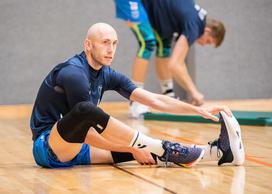 trening slovenske odbojkarske reprezentance