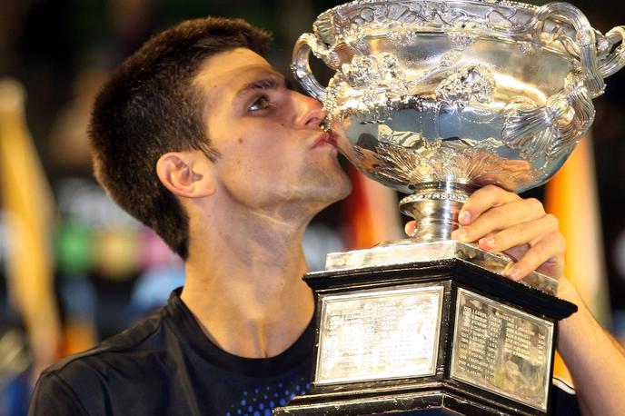 Novak Đoković | Novak Đoković ima danes 24 zmag na turnirjih za grand slam. Pred 15 leti, leta 2008, je zmagal svoj prvi turnir velike četverice. | Foto Guliverimage