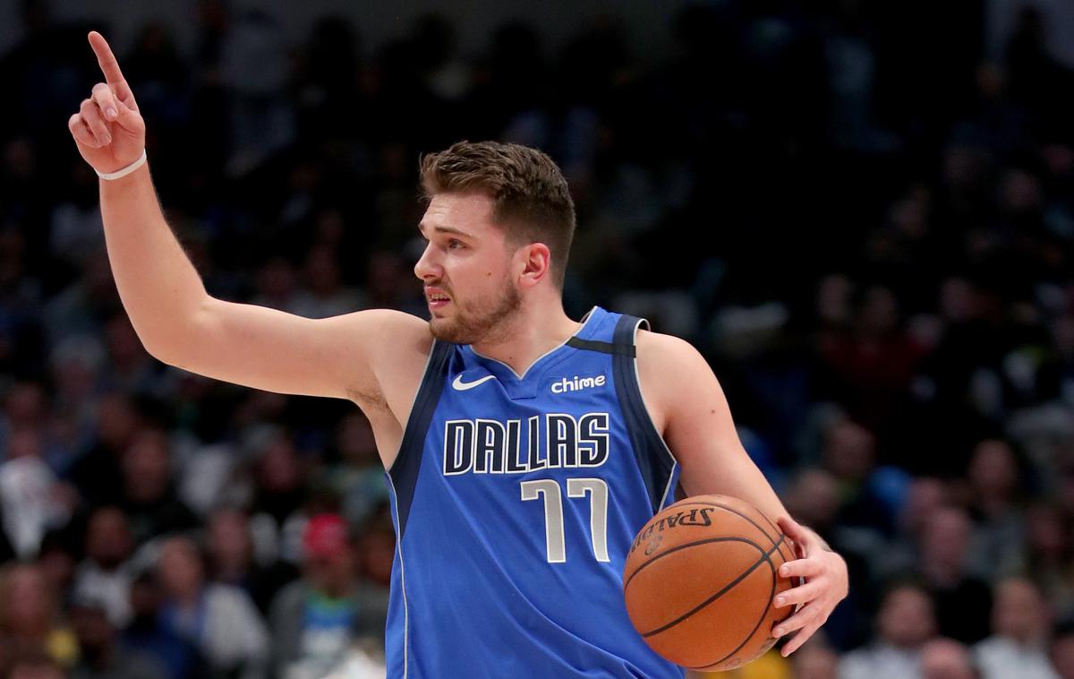 Luka Dončić | Luka Dončić se je ogrel na delovno temperaturo. | Foto Getty Images