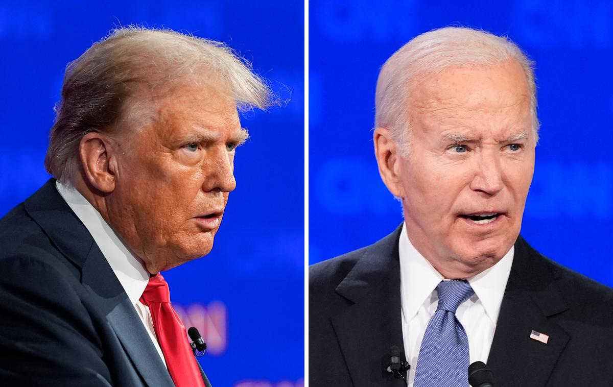 Biden Trump | Sestanek v Beli hiši bo eno redkih neposrednih srečanj Bidna in Trumpa. Nazadnje sta se soočila v televizijski debati konec junija, v kateri pa se je Biden tako slabo odrezal, da se je kmalu zatem pod pritiskom svoje stranke umaknil iz predsedniške tekme. | Foto Guliverimage