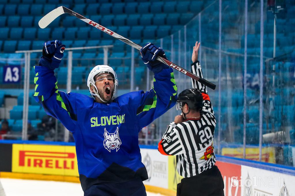 Slovenija Litva svetovno prvenstvo v hokeju 2019 Kazahstan