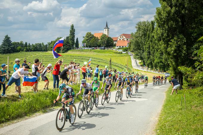 Vzdušje na trasi 2. etape od Žalca do Ormoža | Foto: Vid Ponikvar