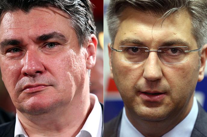 Zoran Milanović, Andrej Plenković | Foto STA