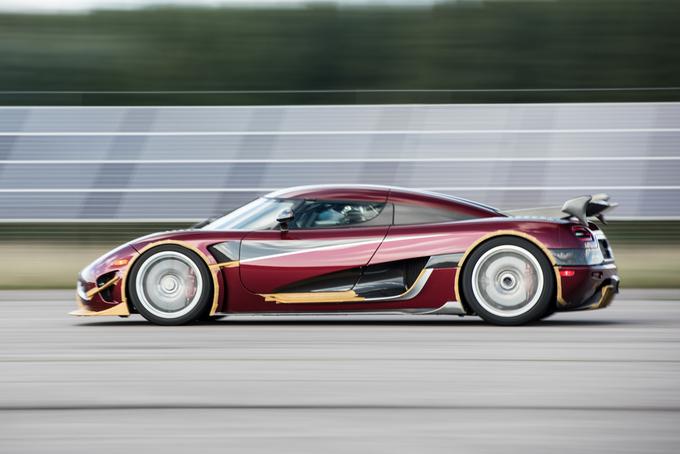 Koenigsegg je z agero RS lani dosegel hitrost 444 kilometrov na uro. | Foto: Koenigsegg