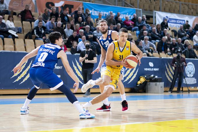 Na tekmi proti Zadru do tretjega dvojnega dvojčka v novi jadranski sezoni. | Foto: Žiga Mikeli/Koper Primorska