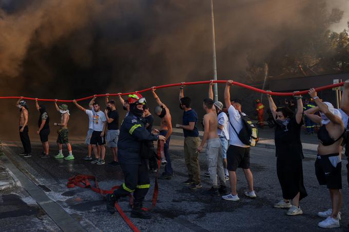 Atene, požar | Foto: Reuters