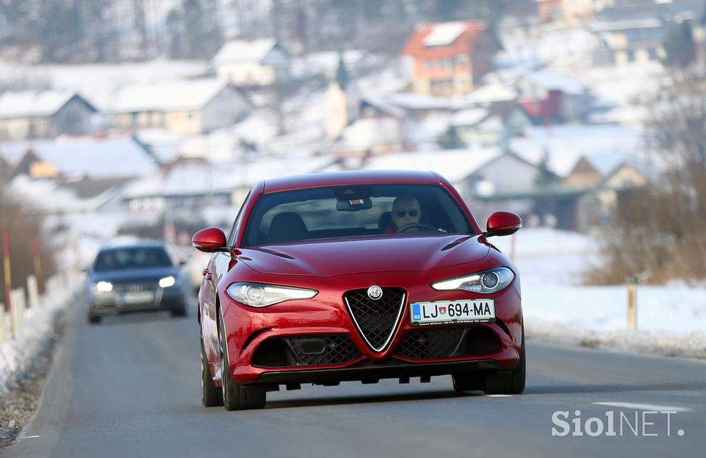 Alfa romeo gulia quadrifoglio test