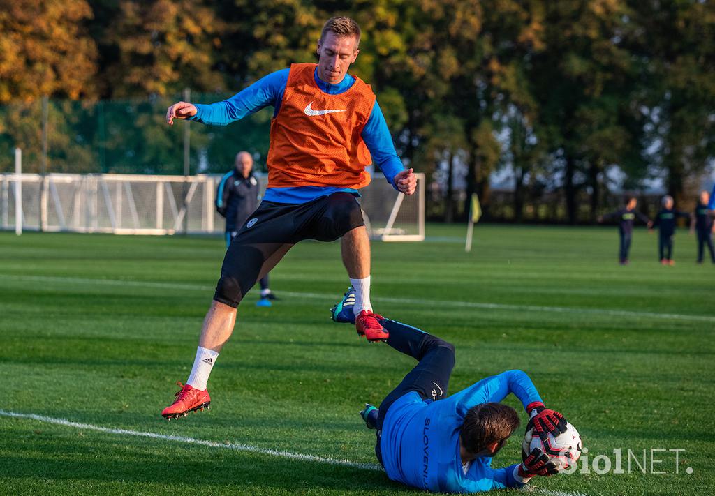 Slovenska nogometna reprezentanca Trening