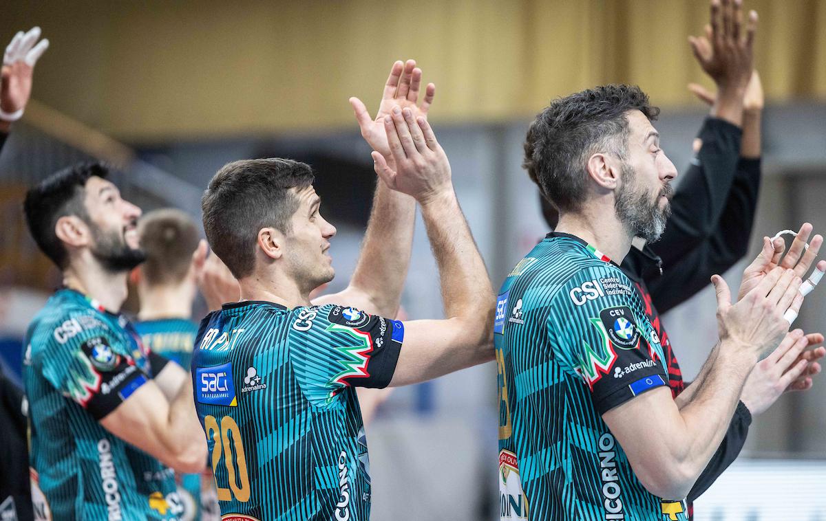 Liga prvakov: ACH Volley - Perugia | Perugia se bo v polfinalu pomerila z branilcem lovorike Zakso. | Foto Vid Ponikvar