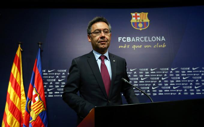 Josep Maria Bartomeu se na očitke in obtožbe Atletica ni odzval, kar pomeni le eno. Posel je najbrž resnično že sklenjen. | Foto: Reuters