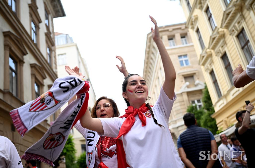 finale evropska liga Budimpešta Sevilla Roma