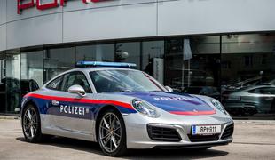 Policisti v Avstriji letos poleti z novim porschejem 911