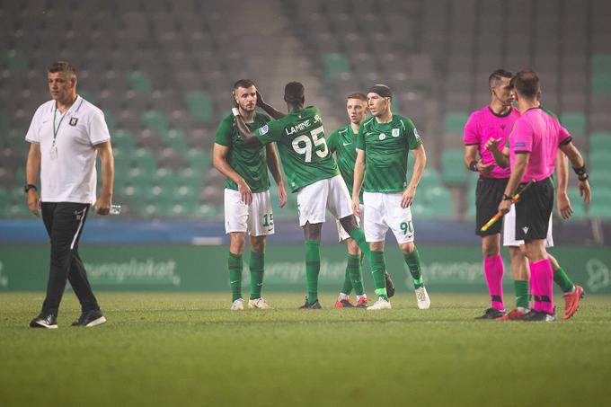 Olimpija je v tej evropski sezoni odigrala štiri tekme. | Foto: Grega Valančič/Sportida