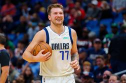 Dončić se je vrnil v zmagovitem slogu, na tekmi postavljen mejnik lige NBA