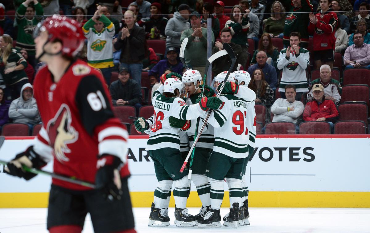 Minnesota | Hokejisti Minnesote so v Arizoni že po dveh tretjinah vodili s 5:1. | Foto Reuters