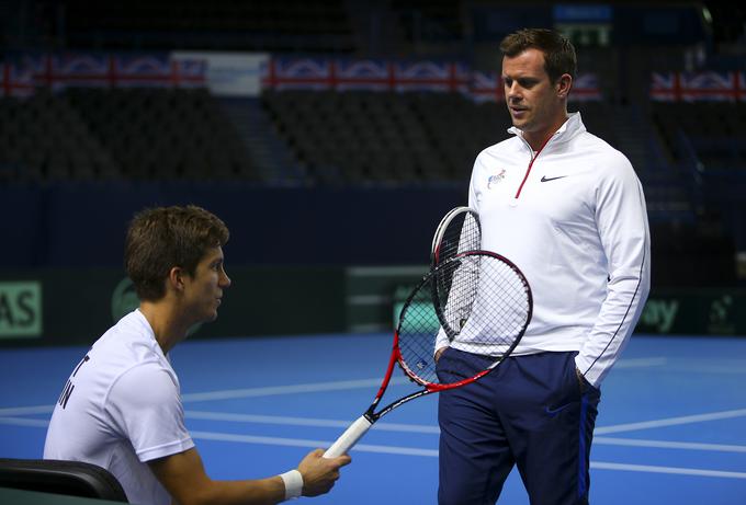 Aljaž Bedene se je lani udeležil nekaterih treningov britanske reprezentance. | Foto: Guliverimage/Getty Images