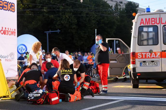 Fabio Jacobsen | Nizozemska kolesarja Dylan Groenewegen in Fabio Jakobsen, ki sta bila pred skoraj dvema mesecema vpletena v hudo nesrečo na uvodni Dirki po Poljski, še danes čutita posledice. Eden bolj po fizični, drug pa bolj po psihološki plati. | Foto Getty Images