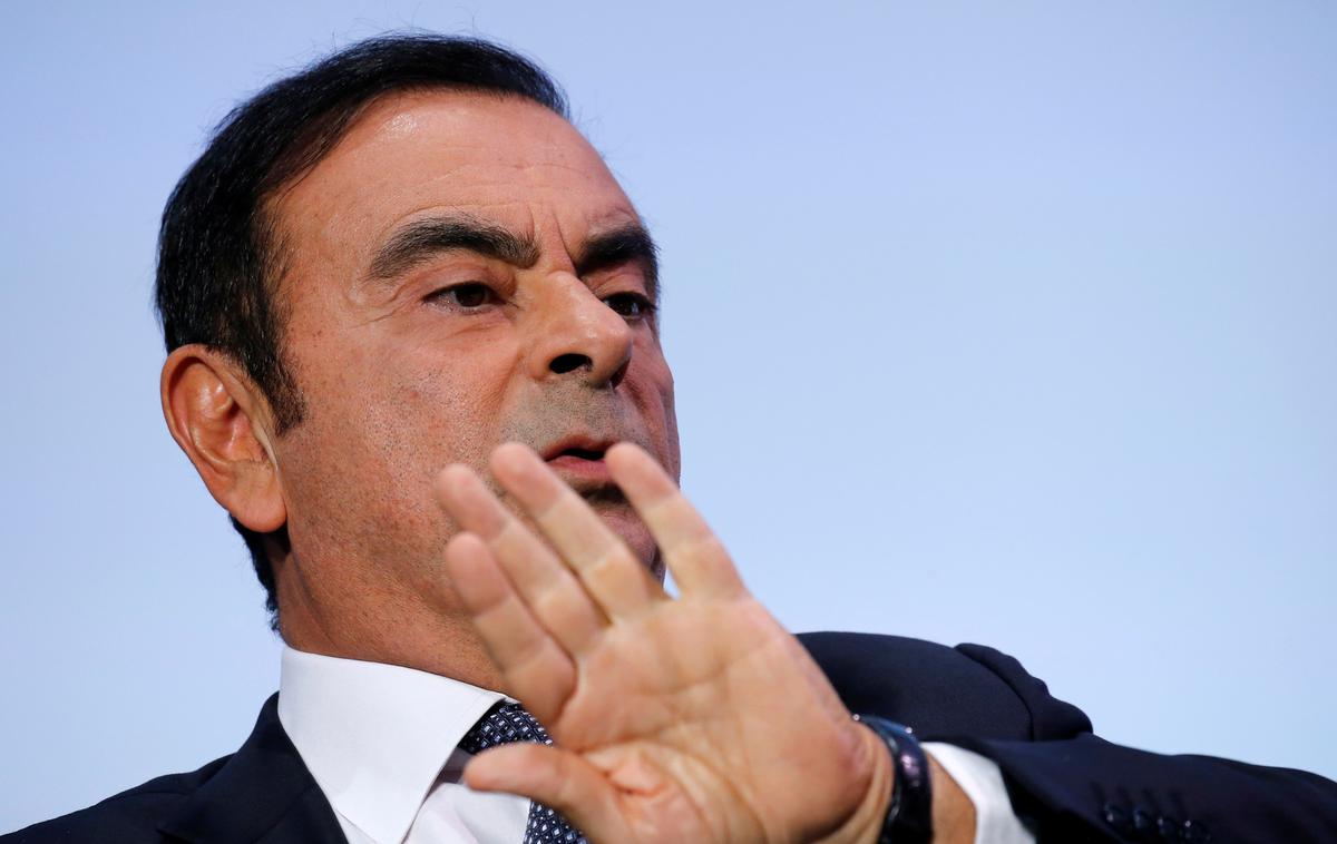 Carlos Ghosn | Nekdanji ugledni menedžer je svojo aretacijo na Japonskem označil za "zgodbo o izdaji". Zdaj ga bodo zaslišali še francoski kriminalisti. | Foto Reuters