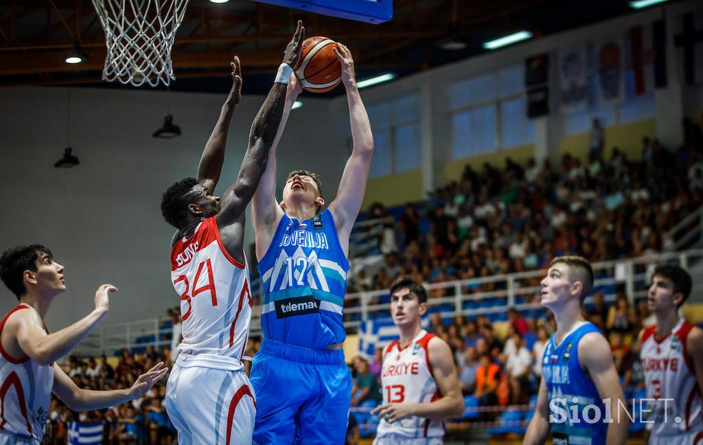 Fiba EP U18: Slovenija - Turčija polfinale