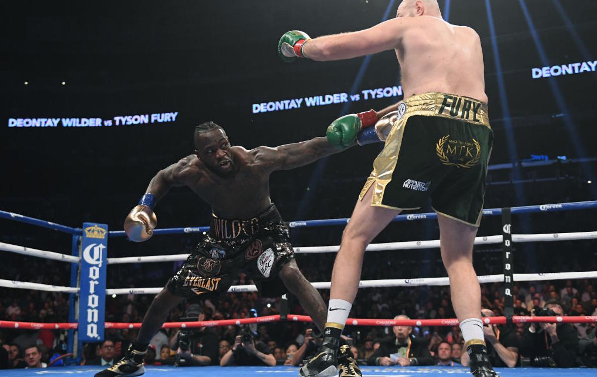 Tyson Fury, Deontay Wilder | Konec februarja bosta Tyson Fury in Deontay Wilder spet stopila v ring. | Foto Gulliver/Getty Images