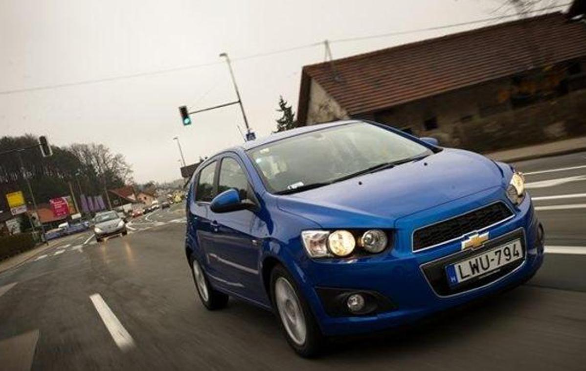 Chevrolet aveo | Le še spomin, testni chevrolet aveo nekoč na ulicah v Ljubljani. | Foto Ciril Komotar