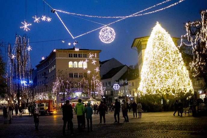 prižig luči, božič, prazniki | Foto Ana Kovač