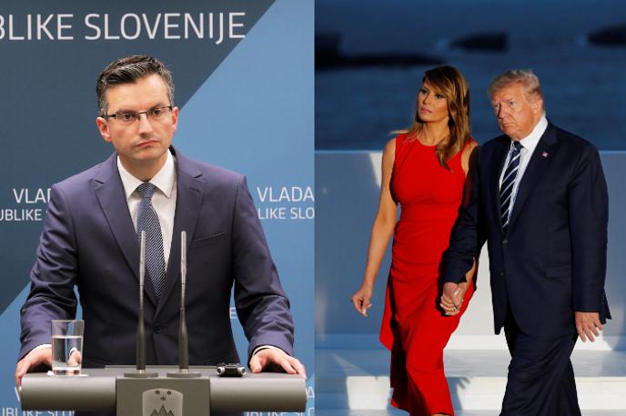 Marjan Šarec, Donald in Melania Trump | Premier Marjan Šarec se bo ob robu letošnjega zasedanja Generalne skupščine Združenih narodov prvič srečal z Donaldom in Melanio Trump. | Foto STA/Reuters