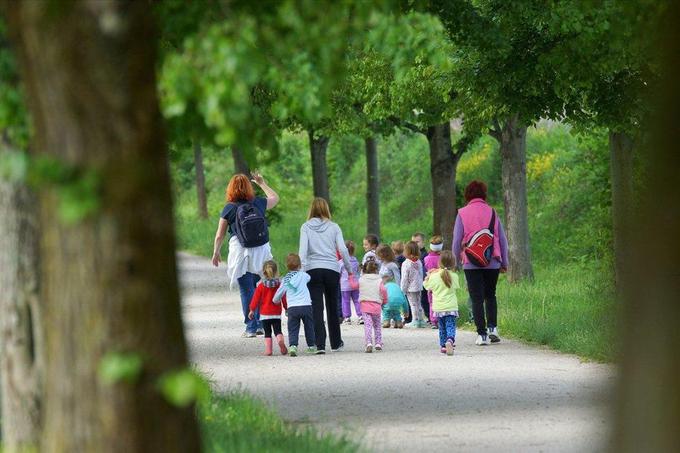 Pohod po poteh okupirane Ljubljane, ki vsako leto poteka od četrtka do sobote pred 9. majem, začnejo otroci iz ljubljanskih vrtcev, dan pozneje se nanj podajo učenci in dijaki ljubljanskih šol, v soboto pa potekata množični pohod in tek trojk. | Foto: 