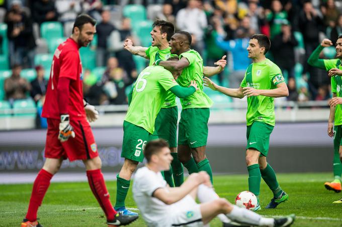 Olimpijo je v vodstvo popeljal Leon Benko, izenačil je Matic Paljk. | Foto: Vid Ponikvar