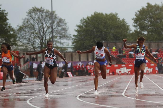 Dina Asher-Smith | Dina Asher-Smith je zmagala v težkih razmerah. | Foto Guliverimage