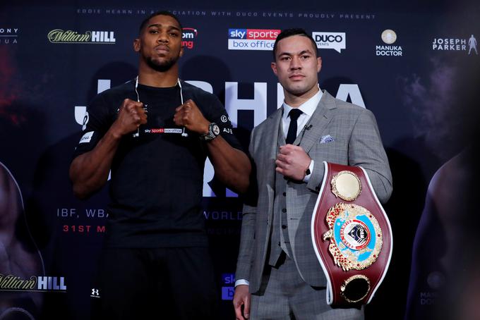 Anthony Joshua in Joseph Parker imata skupaj 44 zmag, poraza še ne poznata. | Foto: Reuters