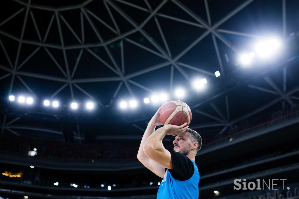 slovenska košarkarska reprezentanca trening