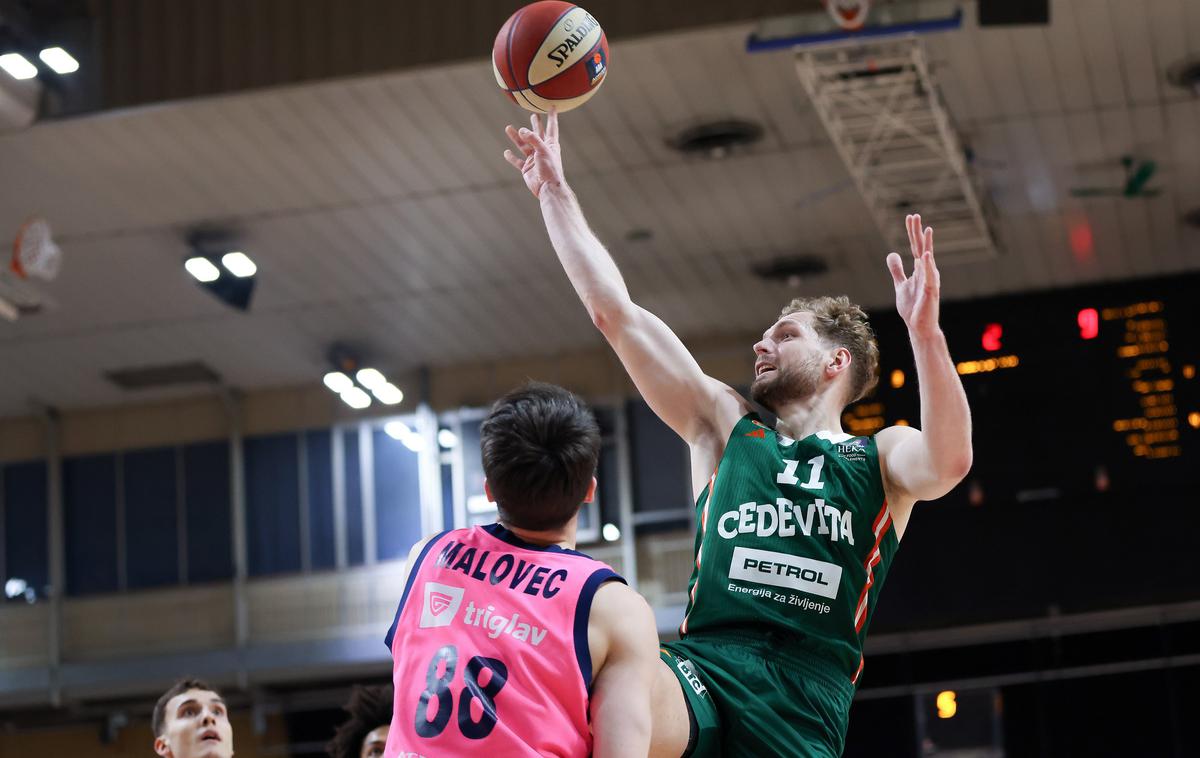 liga ABA Cedevita Olimpija Mega Jaka Blažič | Jaka Blažič je k sobotni zmagi Cedevite Olimpije prispeval 21 točk, osem skokov in dve podaji. | Foto Filip Barbalić