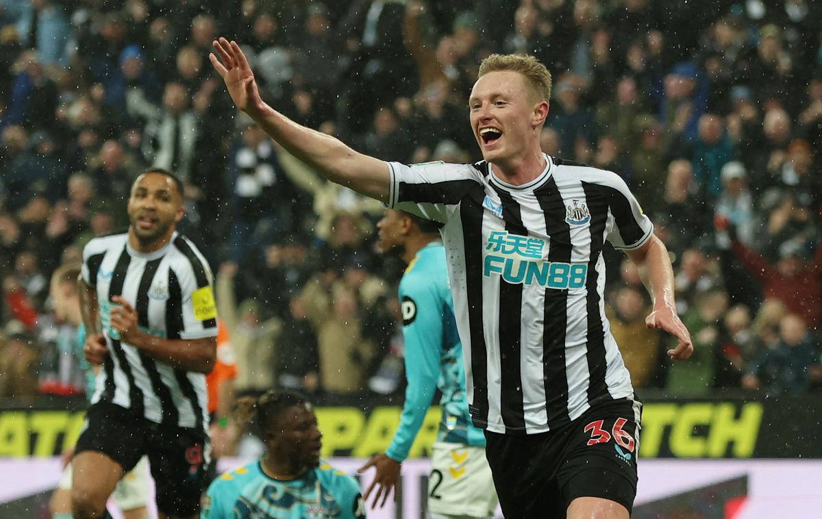 Newcastle | Na povratni polfinalni tekmi je oba zadetka za Newcastle dosegel Sean Longstaff. | Foto Reuters