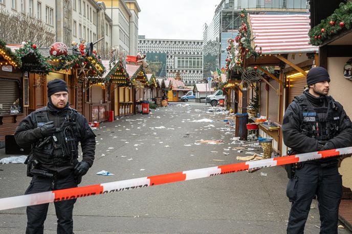 Napad Nemčija | Policija je osumljenca identificirala in ga začasno pridržala, zato nevarnosti ne predstavlja več, poroča nemška tiskovna agencija dpa. | Foto Profimedia