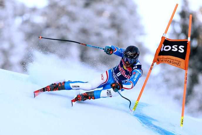 Cyprien Sarrazin | Cyprien Sarrazin je v izvrstni formi in je temu primerno odpeljal tudi na progi Streif v Ktizbühelu. | Foto Reuters