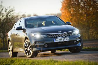 Kia optima – korejski passat v Sloveniji januarja