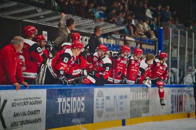 HDD Jesenice : HK Olimpija | Foto: Štefan Kovač/Sportida