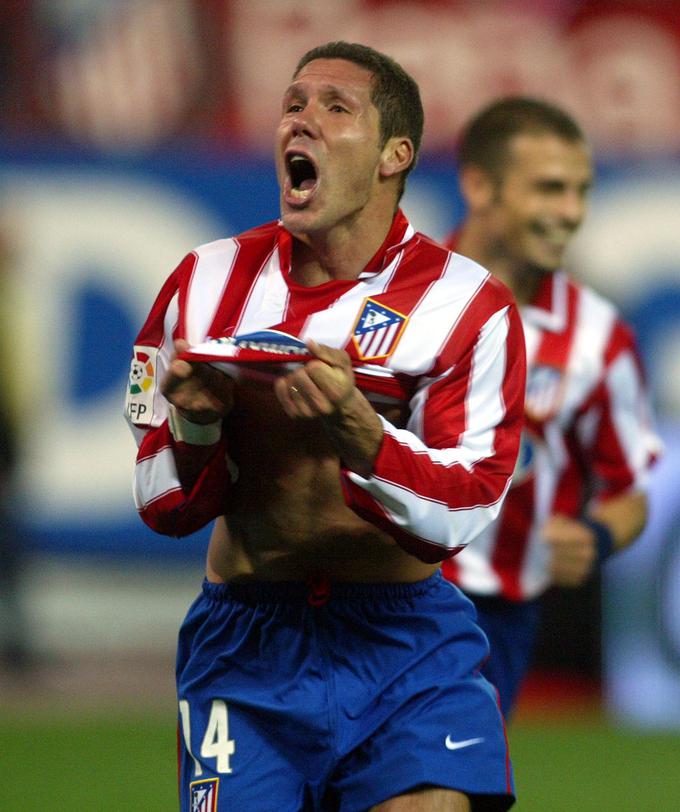 Diego Simeone v dresu Atletica. | Foto: Reuters