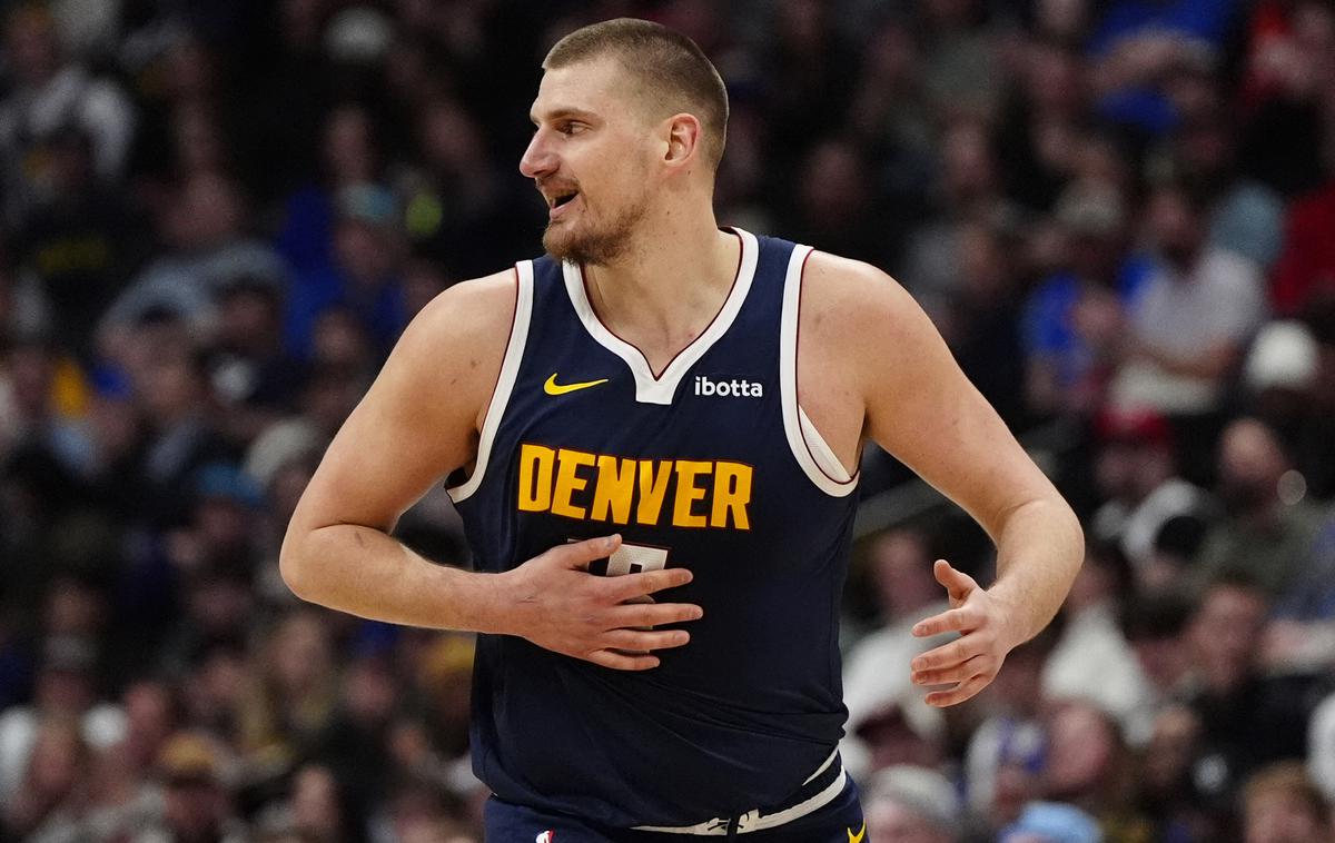 Nikola Jokić | LA Lakers so dobro omejili učinek izvrstnega Nikole Jokića. Bo to uspelo tudi Indiani? | Foto Reuters