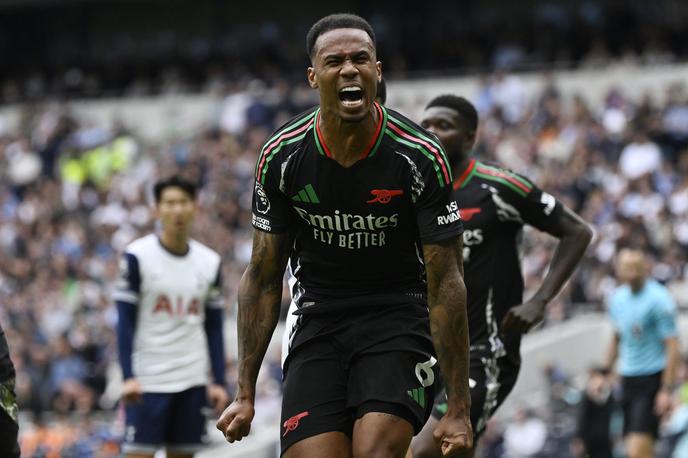 Gabriel Magalhaes | Gabriel Magalhaes je popeljal Arsenal v vodstvo na gostovanju pri Tottenhamu. | Foto Reuters