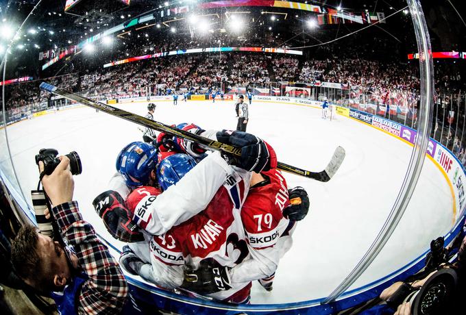 Čehi so v četrtek Norvežane strli šele v podaljšku. | Foto: Vid Ponikvar