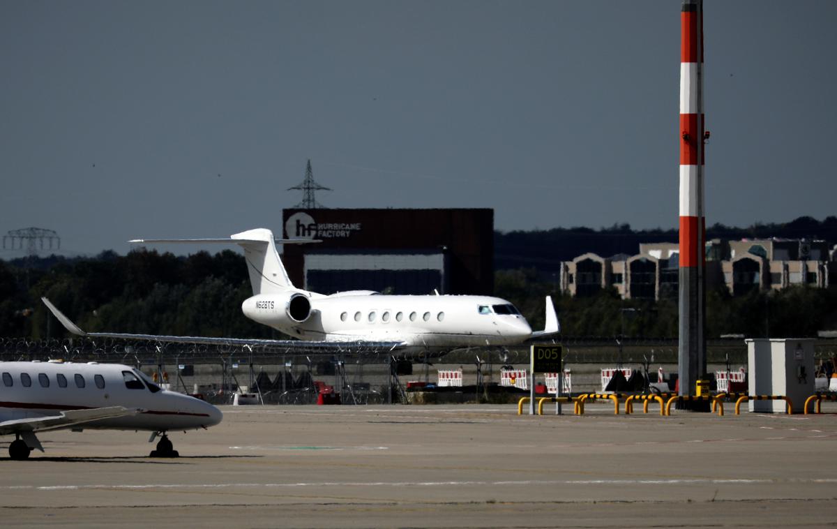 Elon Musk | Elon Musk je v Berlinu pristal z zasebnim letalom gulfstream G650. | Foto Reuters