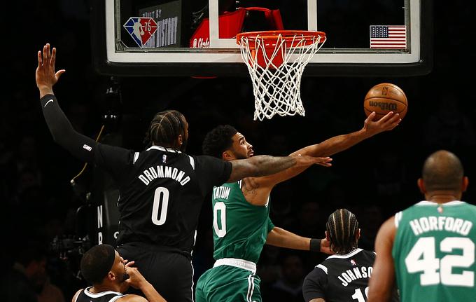 Obrambi Brooklyna je največ preglavic povzročal Jayson Tatum. | Foto: Reuters