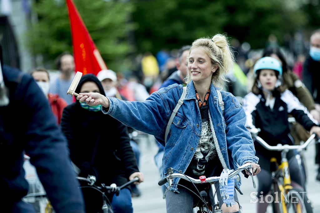 Protesti s kolesi