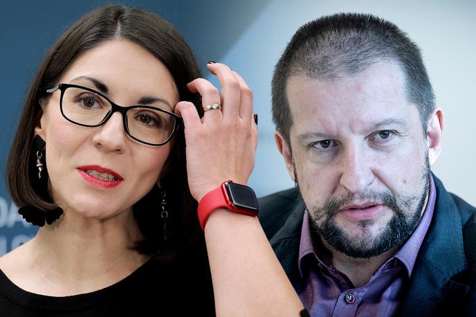 kolaž Stojmenova Duh in Uroš Svete | Ministrica za digitalno preobrazbo Emilija Stojmenova Duh in direktor Urada Vlade Republike Slovenije za informacijsko varnost (URSIV) Uroš Svete. | Foto STA