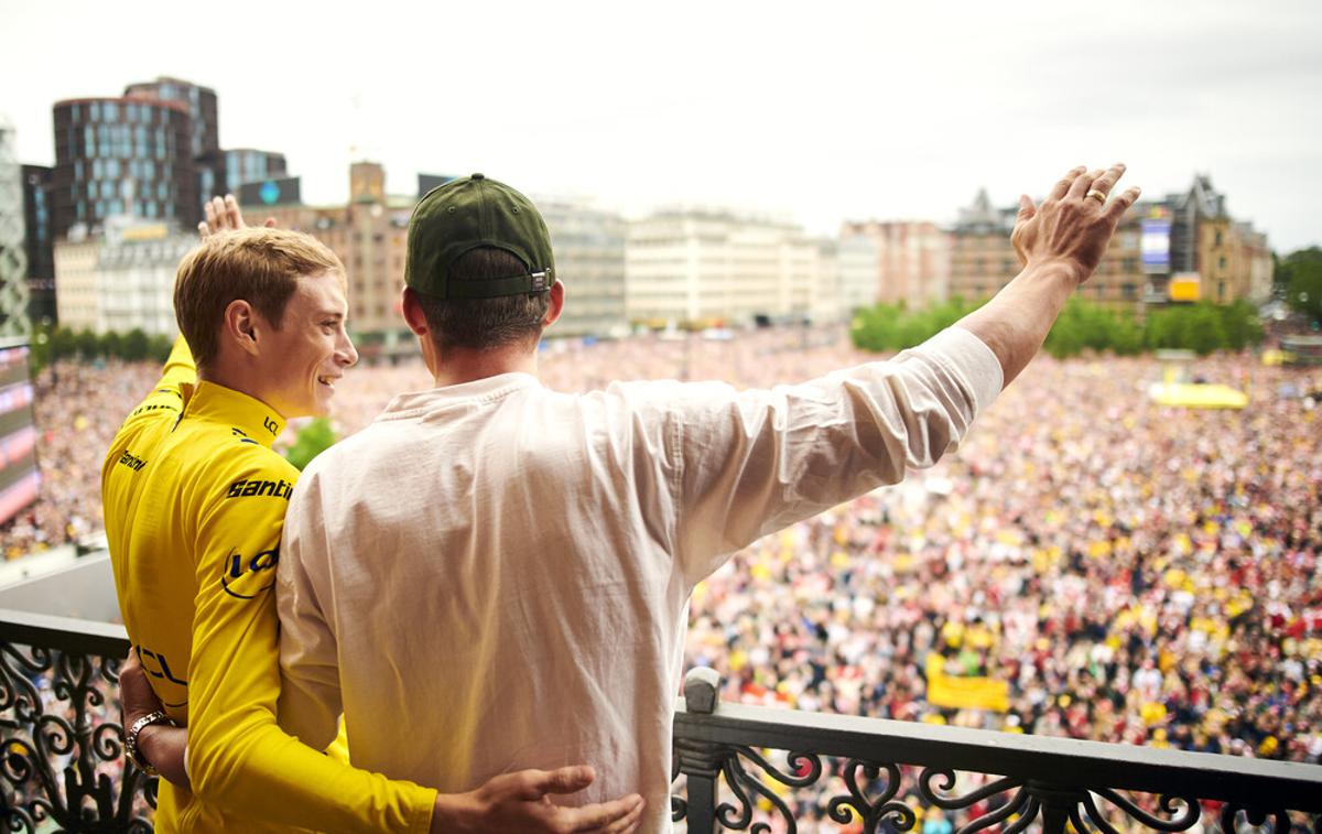 sprejem Jonasa Vingegaarda | Nepregledna množica na sprejemu v Köbenhavnu. | Foto Bram Berkien/Jumbo-Visma